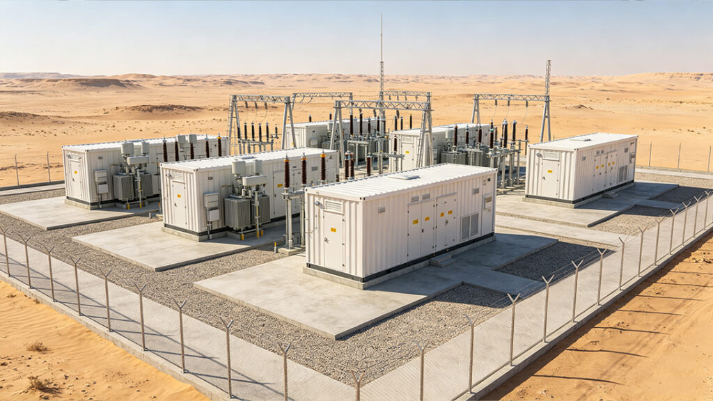Saudi EPC Project Power Distribution Equipment Selection: Prefabricated Substation and Transformer Solutions for High-Temperature Environments(images 7)